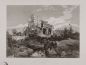 Vascello, acquaforte di Domenico Amici su disegno di Carlo Werner in “Vedute dell’assedio di Roma del 1849” (Biblioteca di Storia moderna e contemporanea, Roma)