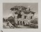 Casino di Villa Spada, acquaforte di Domenico Amici su disegno di Carlo Werner in “Vedute dell’assedio di Roma del 1849” (BSMC, Roma)