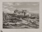Palazzo Savorelli, acquaforte di Domenico Amici su disegno di Carlo Werner in “Vedute dell’assedio di Roma del 1849” (BSMC, Roma)