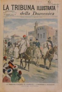 Frontespizio "Latribuna illustrata della domenica", 1900