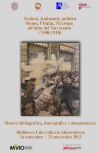 Locandina della presentazione della mostra