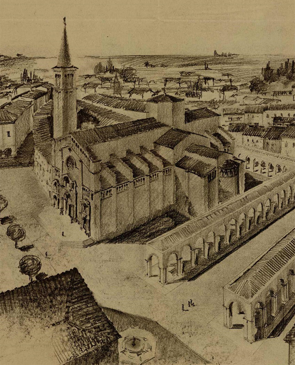 Sistemazione degli isolati intorno al Duomo